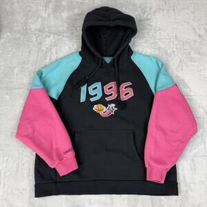 Mitchell & Ness NBA Hardwood Classics 1996 All Star Colorblock Hoodie Women Sz L